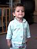 Ekin stands at attention.